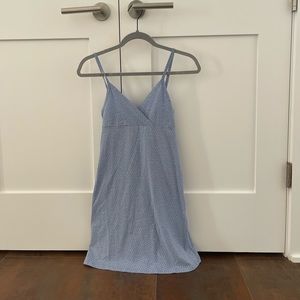 Brandy Melville Blue and White Floral Dress